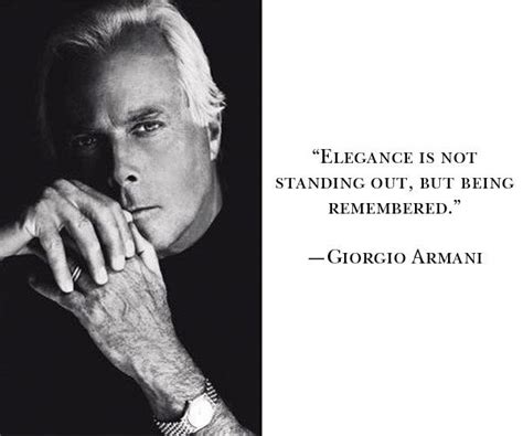 frases giorgio armani|giorgio armani elegance quotes.